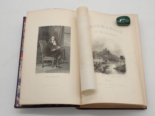 Portada del libro de La Normandie. Illustrée par Morel-Fatio, Tellier, Gigoux, Daubigny, Bellange. Troisième édition.