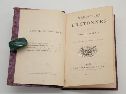 Portada del libro de Nouvelles viellées bretonnes. Quatrième édition