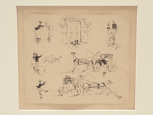 Portada del libro de 3 hojas con viñetas cómicas originales firmadas Emyr o Emyn