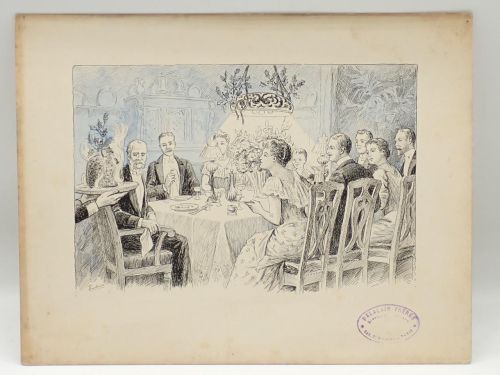 Portada del libro de 2 plumillas originales firmadas Poubere (?)