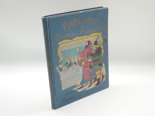 Portada del libro de Fabliaux et contes du Moyen Age. Illustrations de A. Robida. Édition pour la jeunesse précédée d'une...