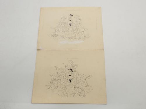 Portada del libro de 2 plumillas originales para ser publicadas