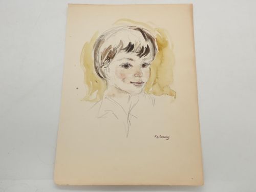 Portada del libro de Retrato de un joven  [ACUARELA ORIGINAL DE KATHERINE LIBROWICZ]