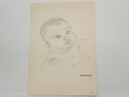 Portada del libro de Retrato de bebé [DIBUJO ORIGINAL DE KATHERINE LIBROWICZ]