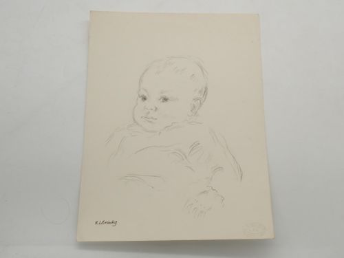 Portada del libro de Retrato de bebé [DIBUJO ORIGINAL DE KATHERINE LIBROWICZ]