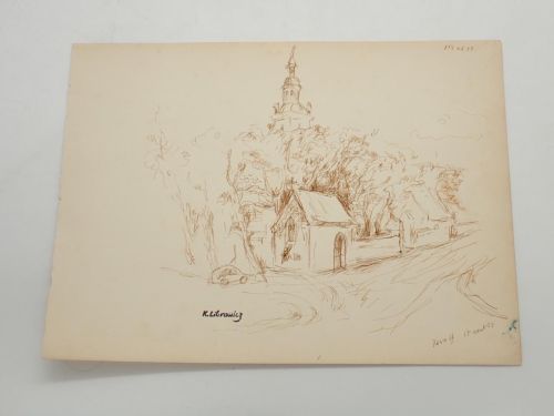 Portada del libro de Vista de Roscoff [PLUMILLA ORIGINAL DE KATHERINE LIBROWICZ]