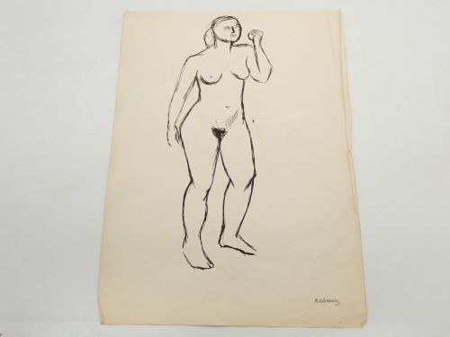 Portada del libro de Desnudo femenino [DIBUJO ORIGINAL DE KATHERINE LIBROWICZ]