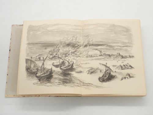 Portada del libro de L'Iliade. Traduction nouvelle de Mario Meunier. Illustrations de Berthold Mahn