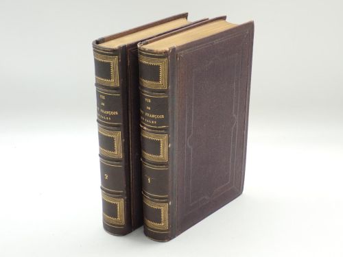 Portada del libro de Vie de Saint François de Sales, évêque et prince de Genève. D'aprés les manuscrits et les auteurs contemporains....