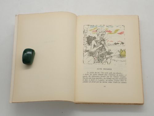 Portada del libro de Le théatre complet de André Gide. SAÜL - PHILOCTETÉ. Litographies de Maurice Brianchon