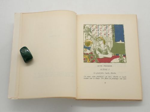 Portada del libro de Le théatre complet de André Gide. LE RETOUR - LE ROI CANDAULE - BETHSABÉ - AJAX. Litographies de Maurice...