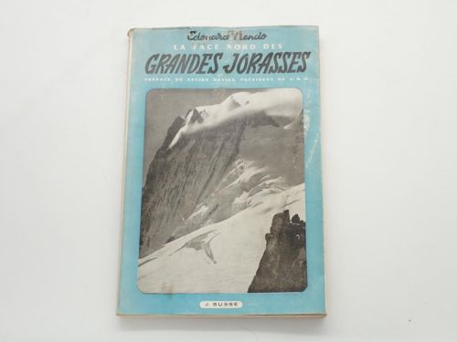 Portada del libro de La face Nord des Grandes Jorasses. Préface de Lucien Devies.