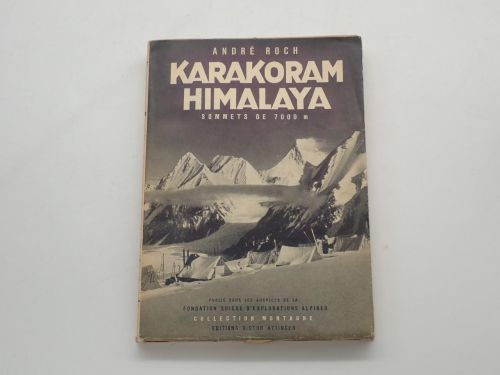 Portada del libro de Karakoram Himalaya. Sommets de 7000. Préface de Marcel Kurz