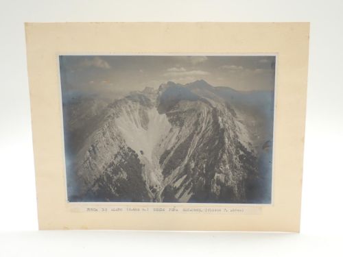 Portada del libro de Forca de Alano (2.662 m) desde Peña Ezcaurre [FOTOGRAFÍA ORIGINAL MONTADA SOBRE CARTULINA]