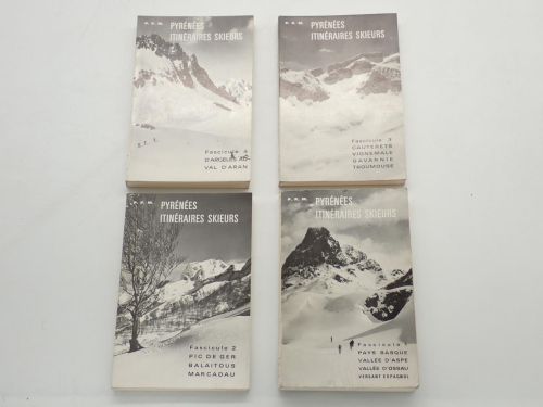 Portada del libro de Pyrénees. Itinéraires skieurs. Fascicule 1, 2, 3, 4